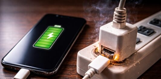 tanie ładowarki do telefonu powodujące nagrzewanie smartfona podczas ładowania